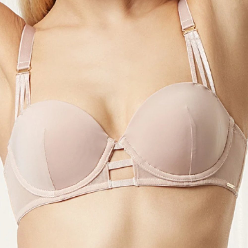 Bluebella Laura blush balconette microfiber bra